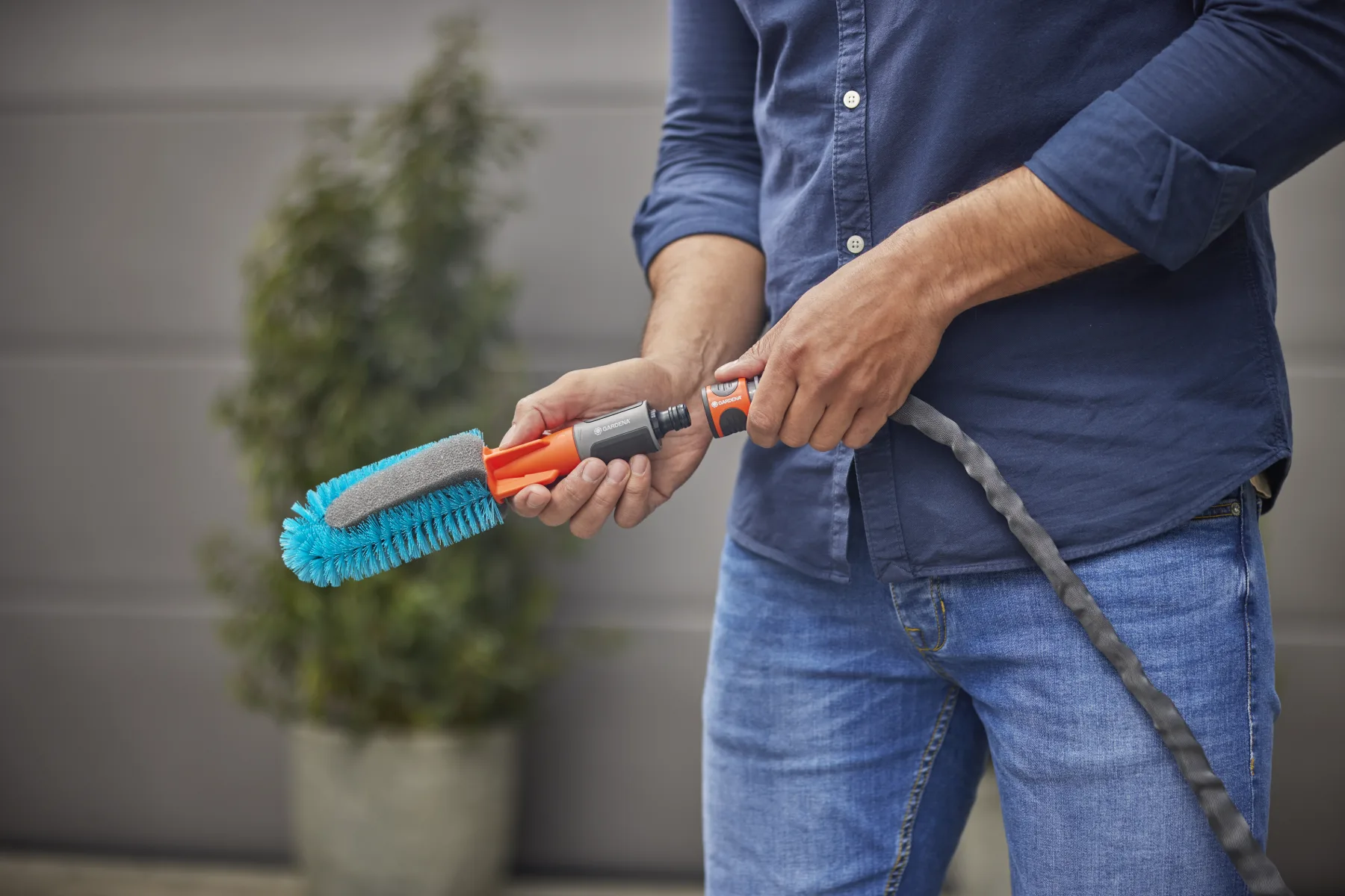 Cleansystem Sada na mytí jízdních kol, hadicí a mýdlovou tyčí