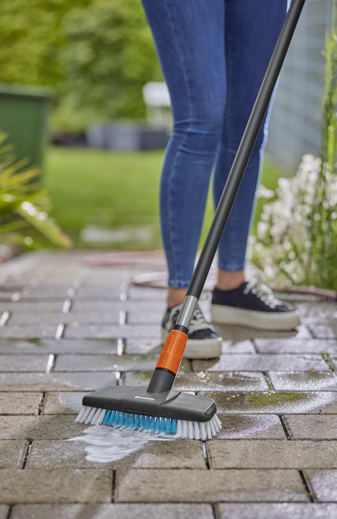 Cleansystem ruční kartáč tvrdý, kartáč na čištění větších a odolných ploch