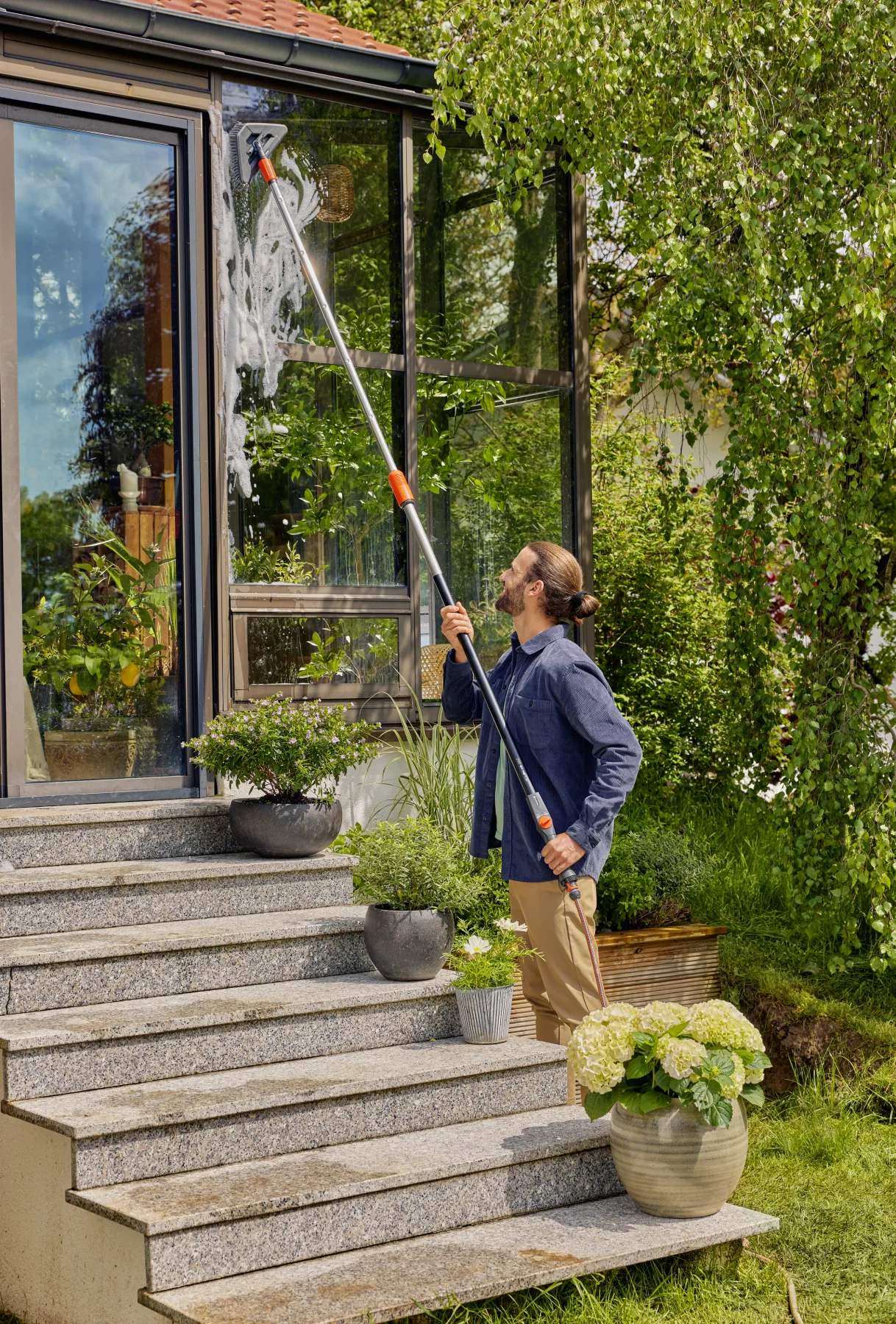 Cleansystem ruční kartáč měkký flex, kartáč na větší, citlivé povrchy