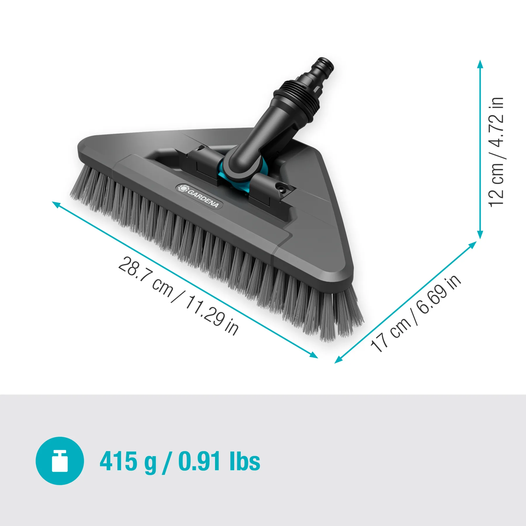 Cleansystem ruční kartáč měkký flex, kartáč na větší, citlivé povrchy