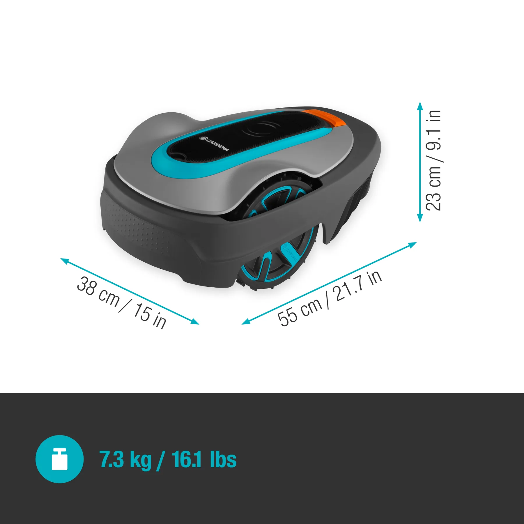 Robotická sekačka SILENO city, 250 m²