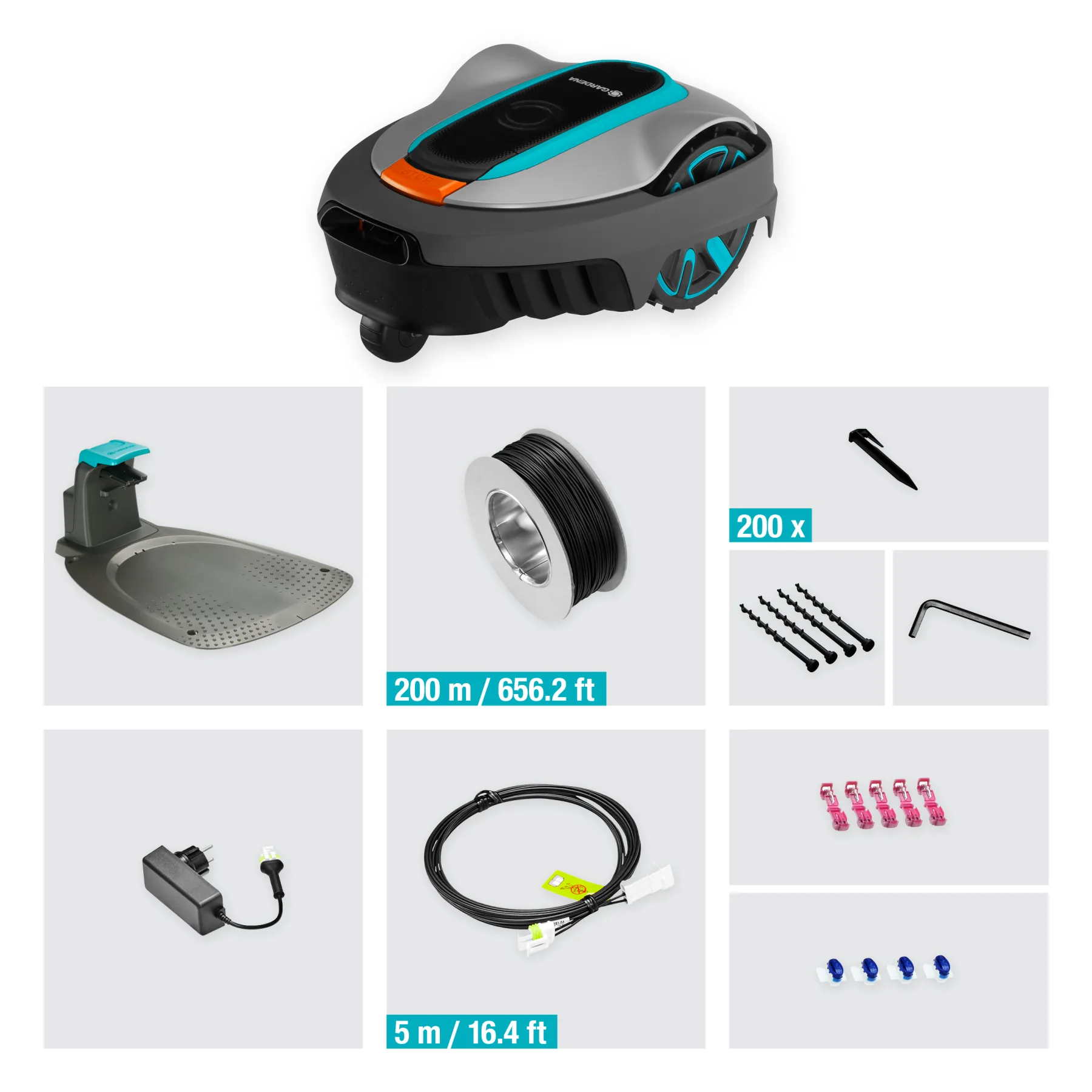 Robotic mower SILENO city, 600 m², robot lawnmower with Bluetooth®