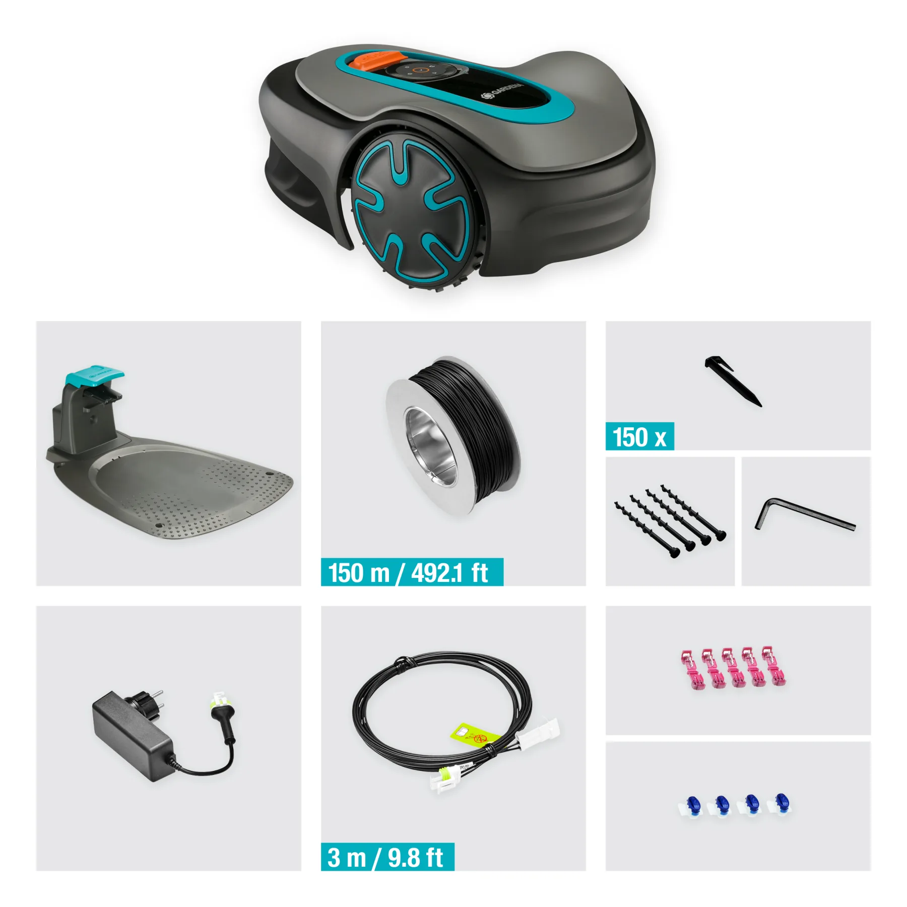 Robotická sekačka SILENO minimo, 250 m²