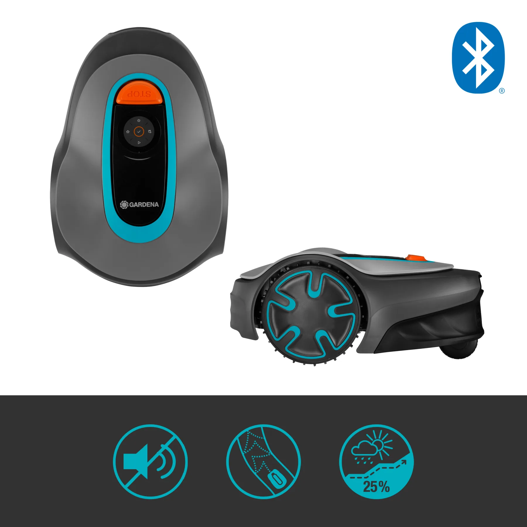 Robotická sekačka SILENO minimo, 500 m²