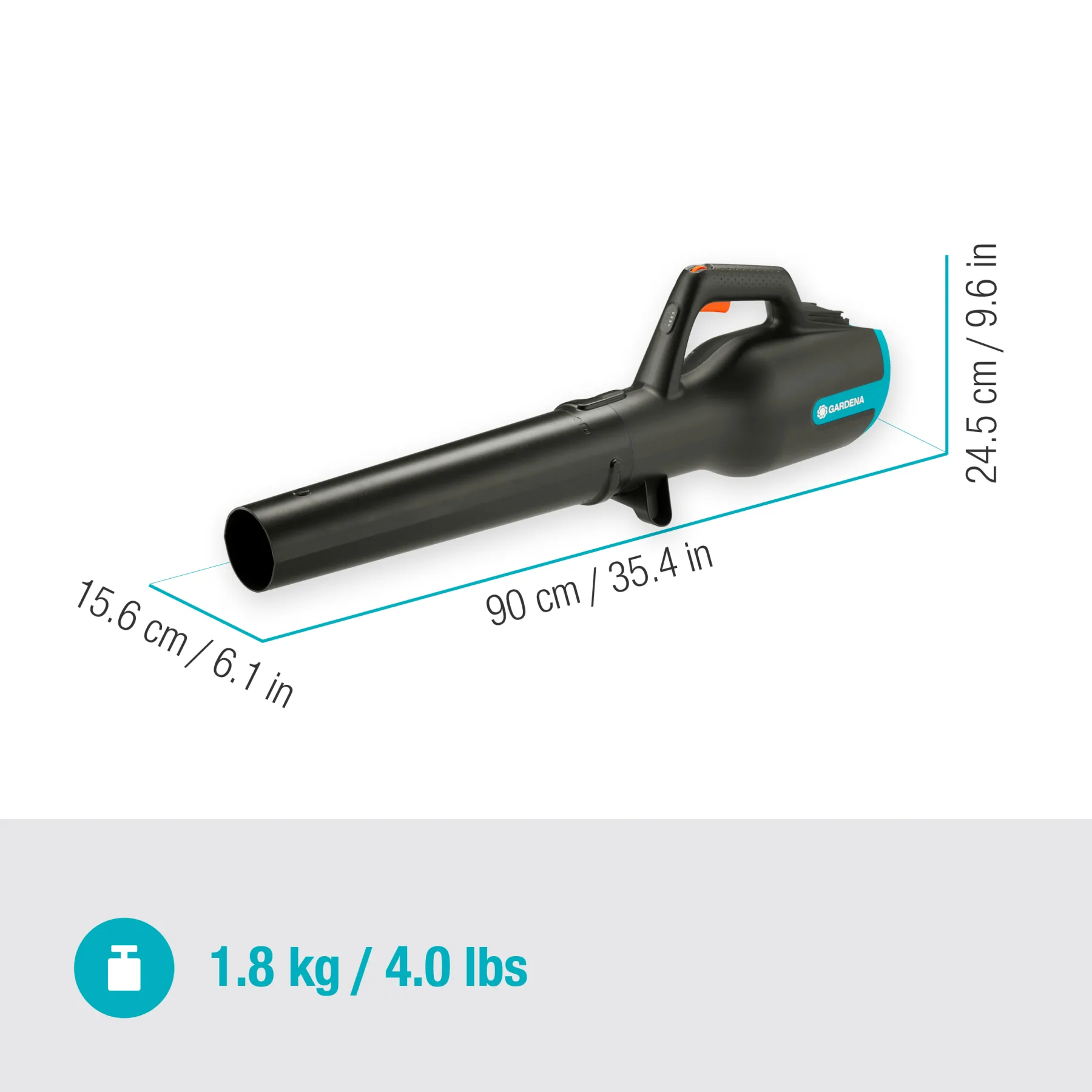 Akumulátorový foukač PowerJet 18V P4A solo