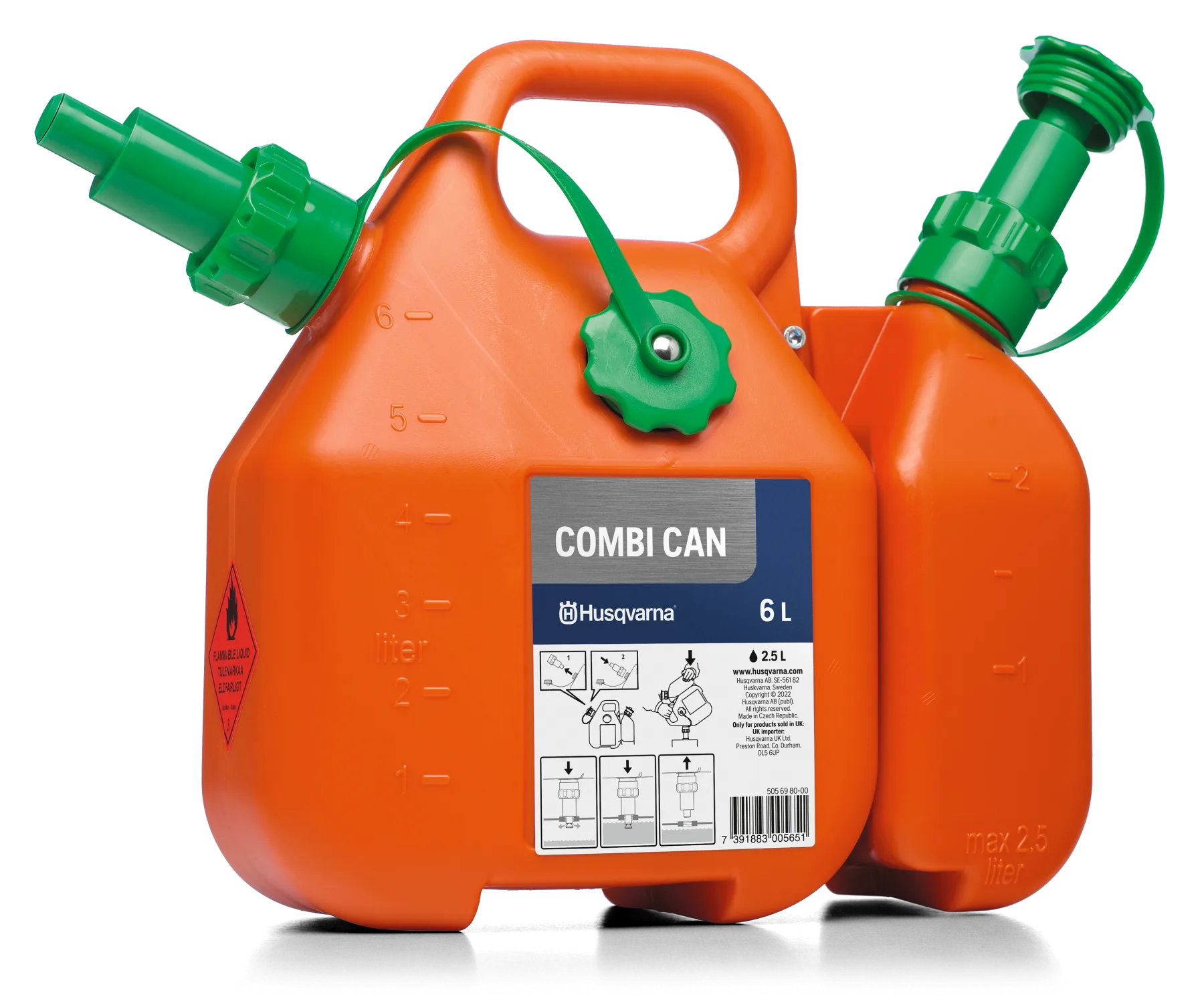 Kanystr Combi 6+2,5 l