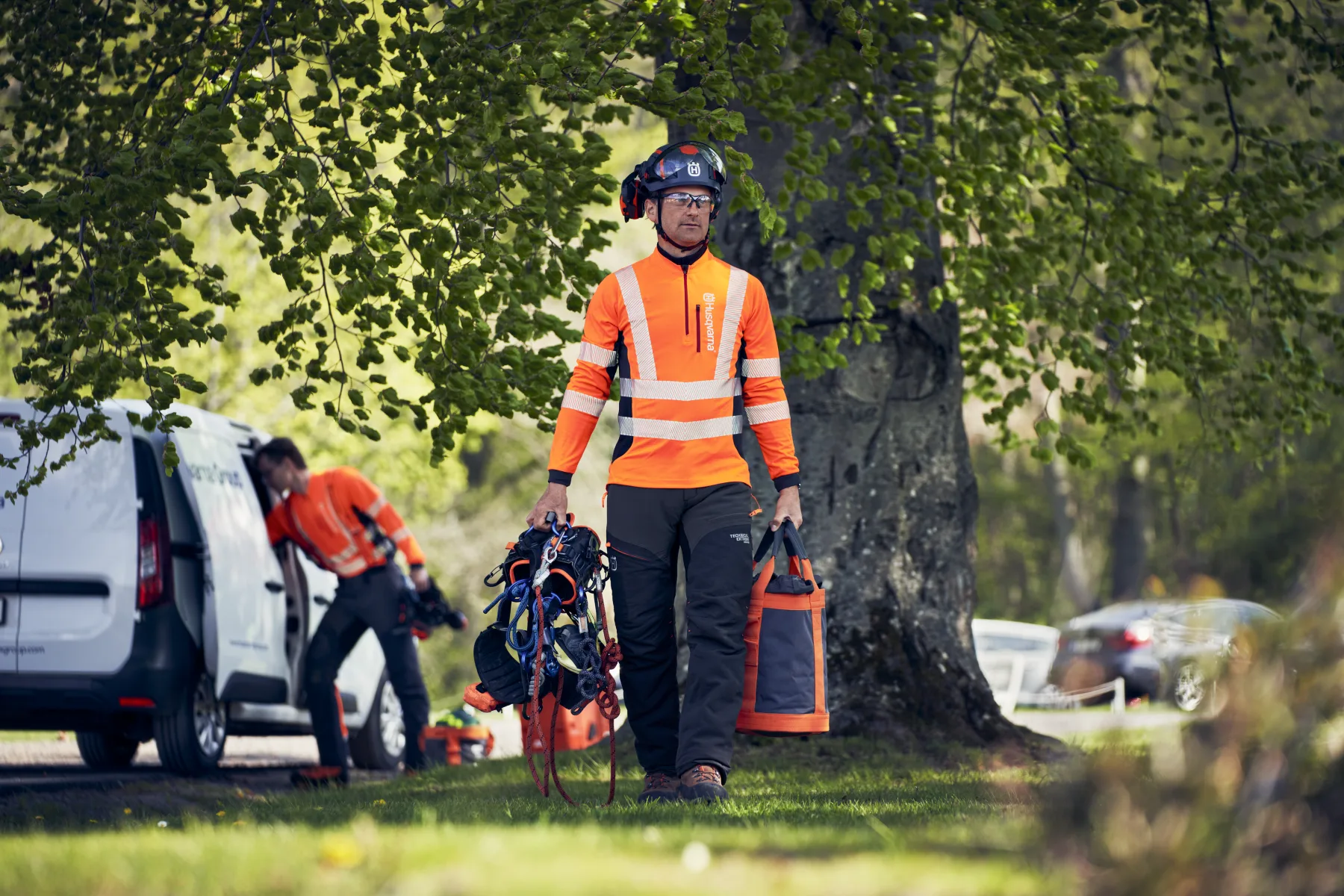 Protipořezové kalhoty Husqvarna Technical Extreme pro arboristy