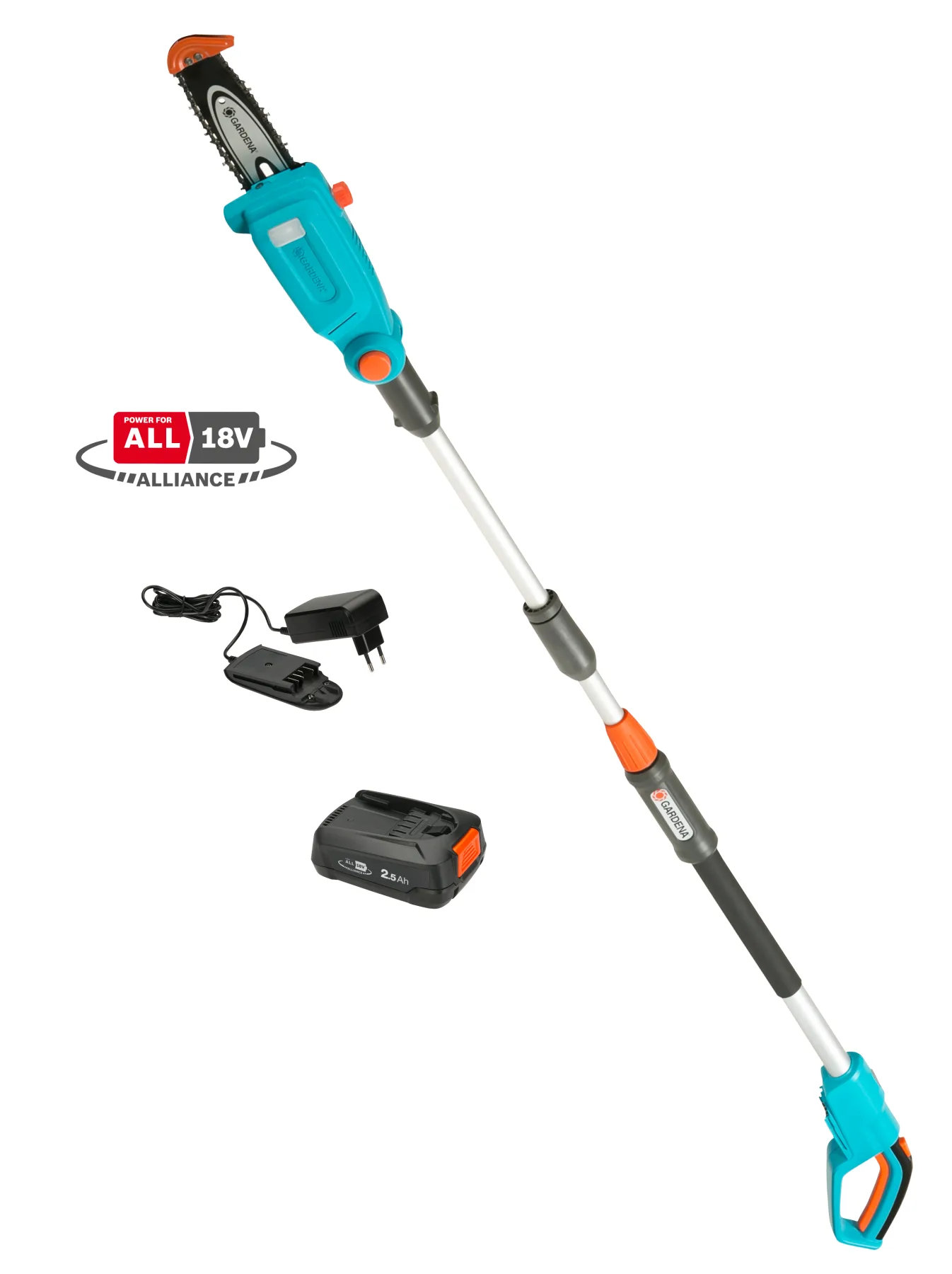 Akumulátorová teleskopická vyvětvovací pilka TCS 20/18V P4A set