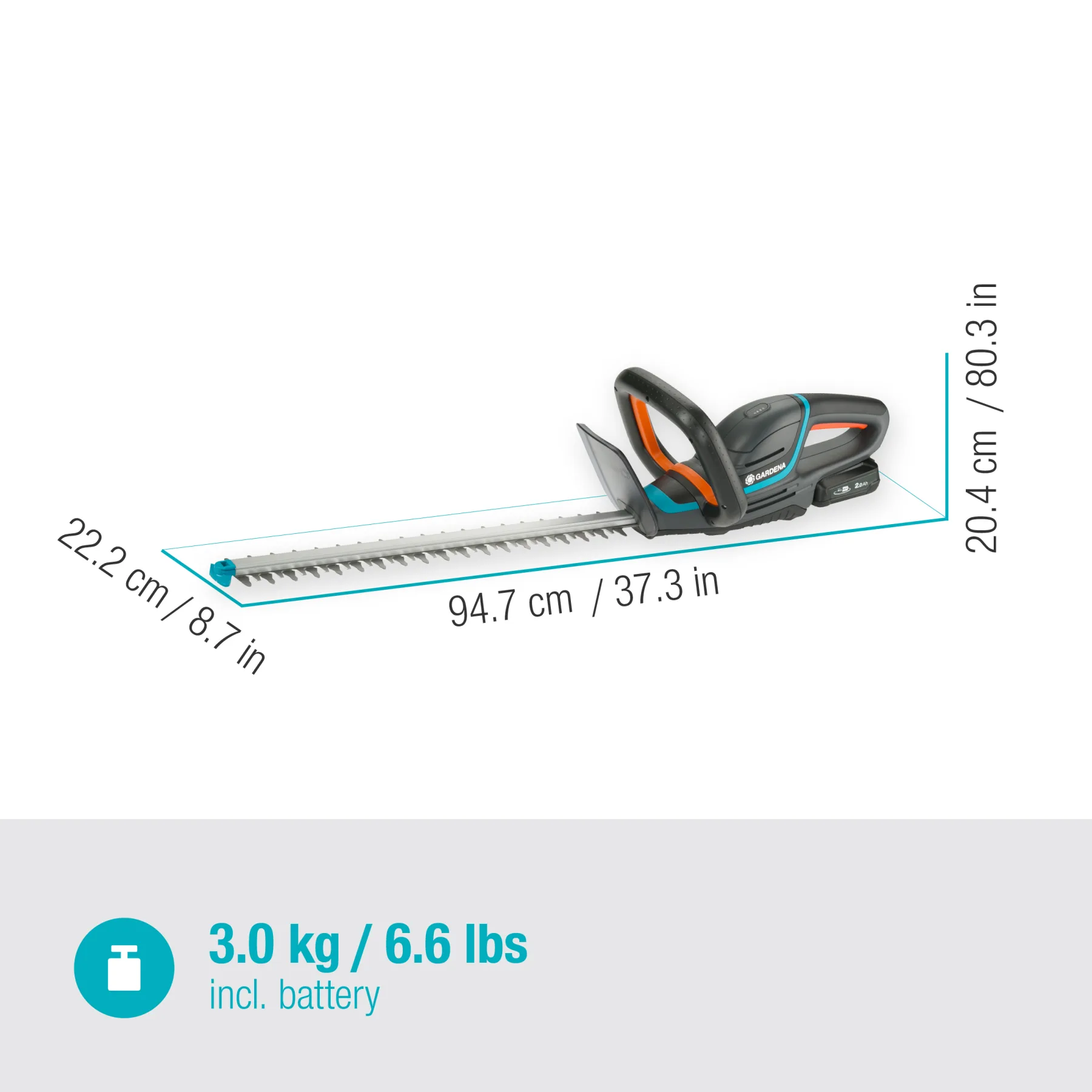 Akumulátorové nůžky na živý plot ComfortCut 50/18V P4A set