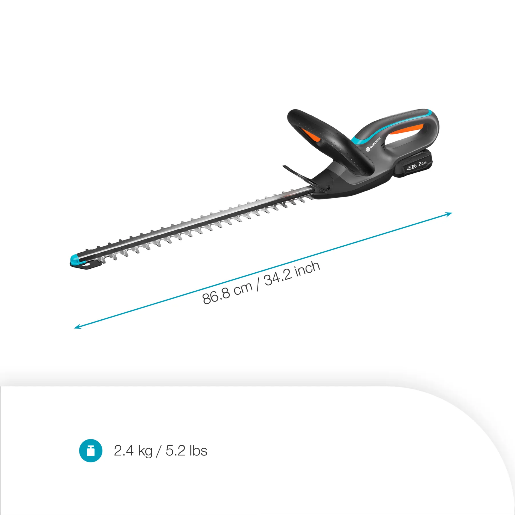 Akumulátorové nůžky na živý plot EasyCut 45/18V P4A set