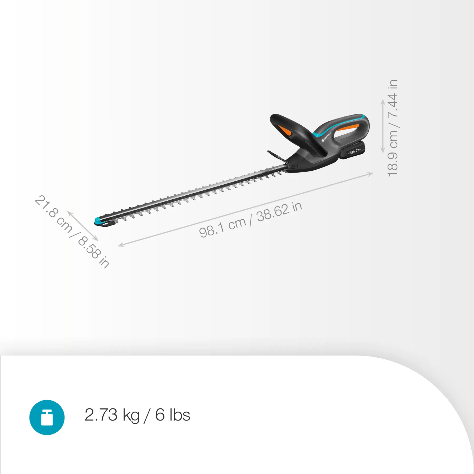 Akumulátorové nůžky na živý plot EasyCut 55/18V P4A set