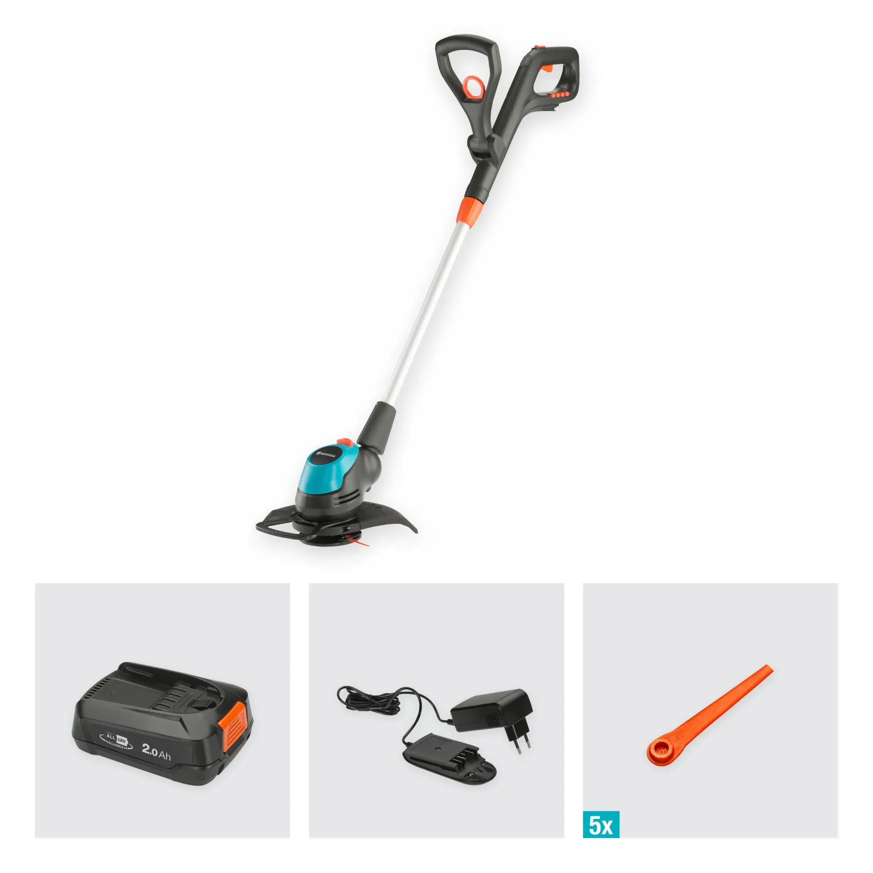 Akumulátorový vyžínač EasyCut 23/18V P4A set