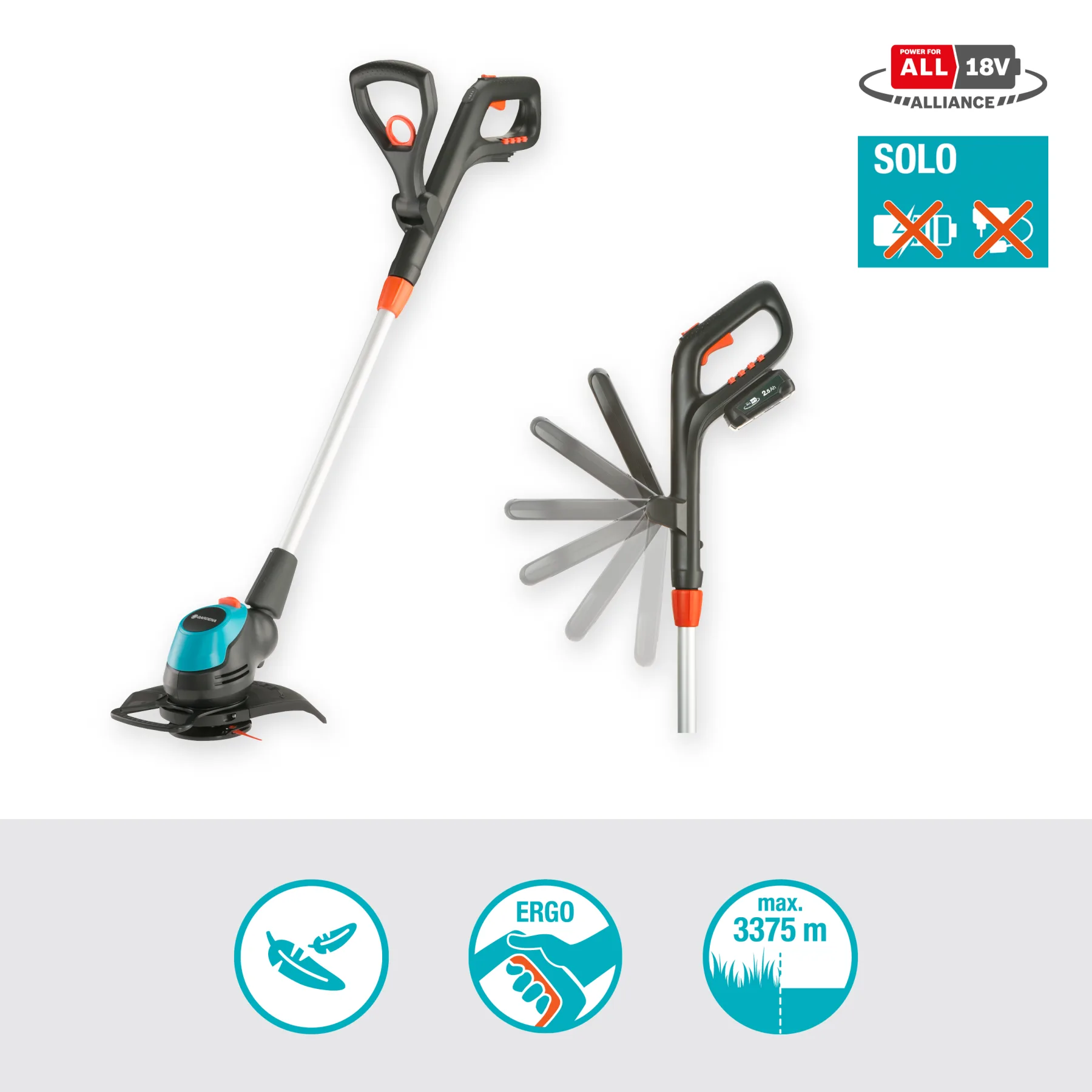 Akumulátorový vyžínač EasyCut 23/18V P4A solo