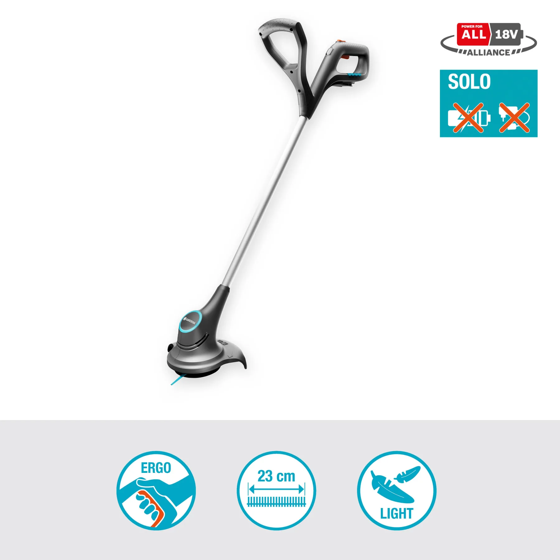 Akumulátorový trimmer SmallCut 23/18V - bez akumulátoru