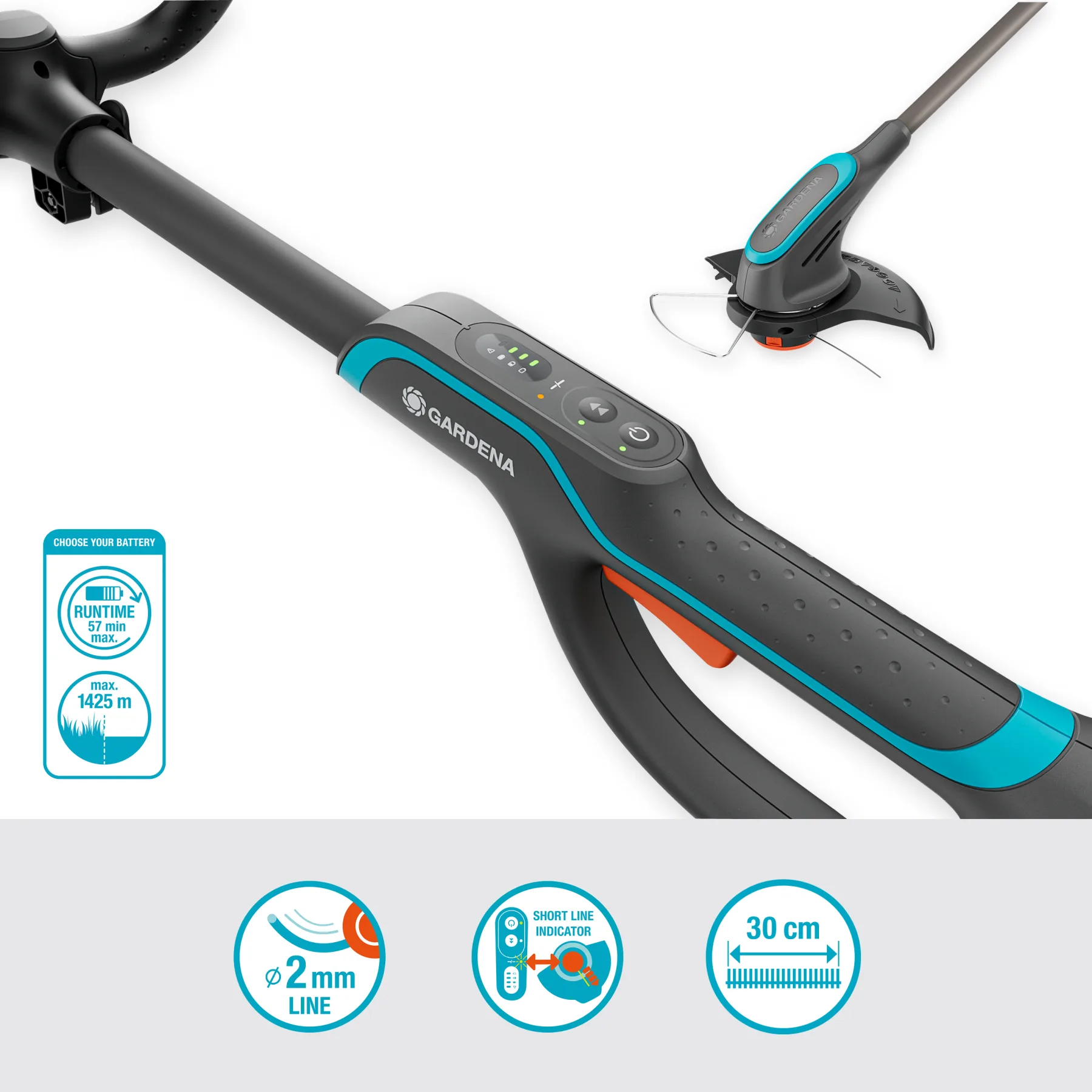 Akumulátorový vyžínač PowerTrim 30/18V P4A solo