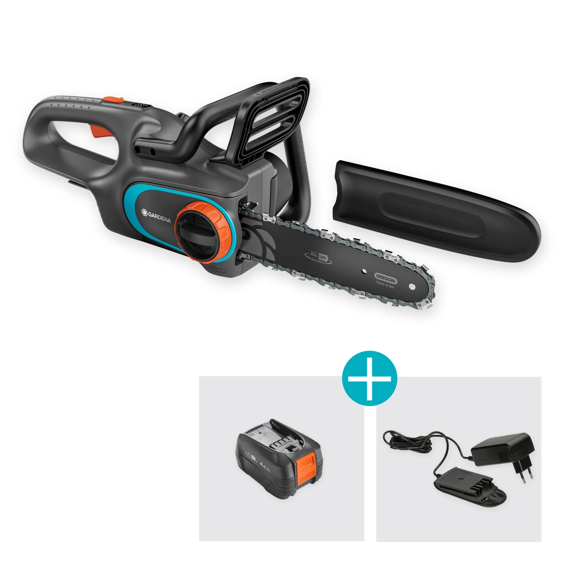 Akumulátorová řetězová pila PowerSaw 250/18V P4A set