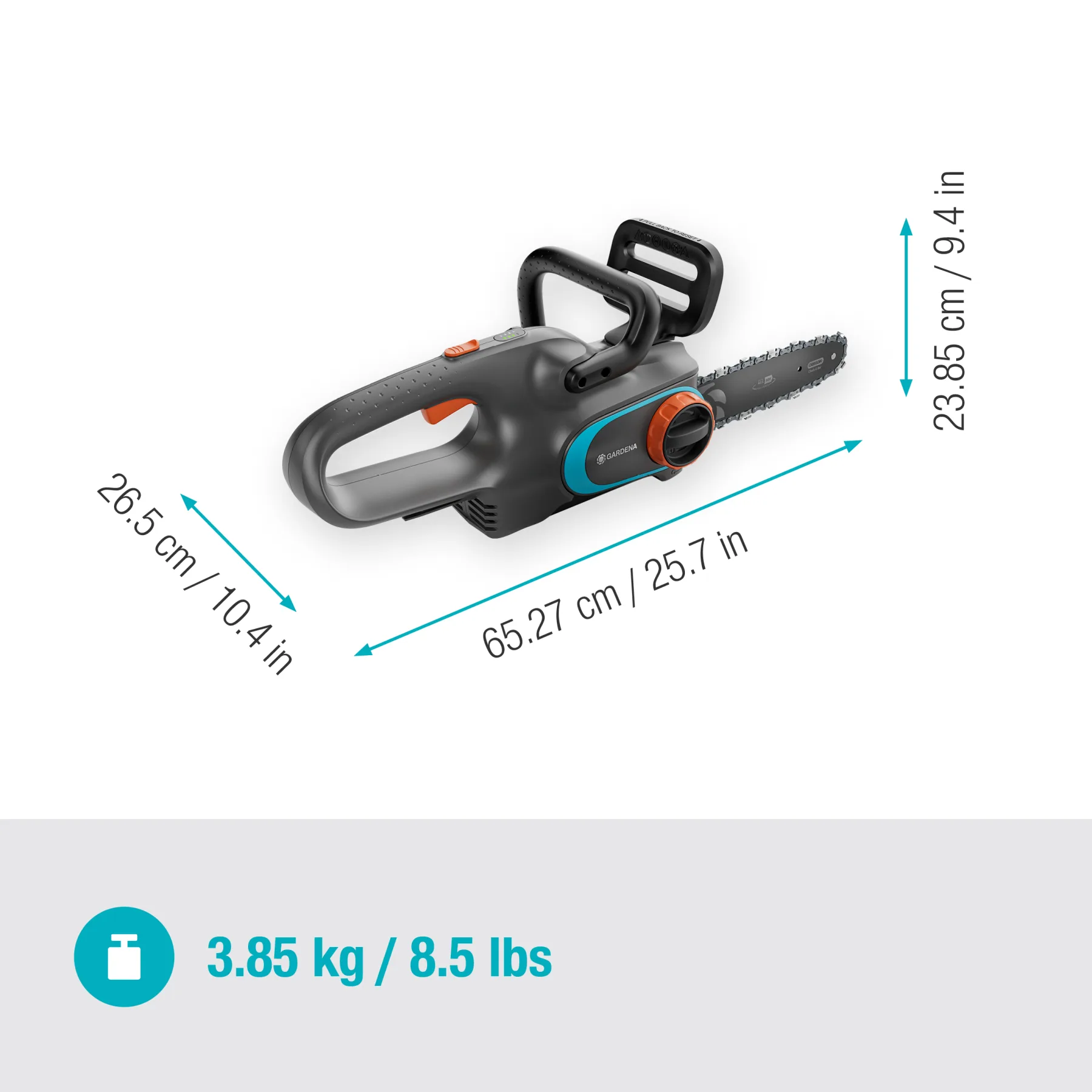 Akumulátorová řetězová pila PowerSaw 250/18V P4A solo